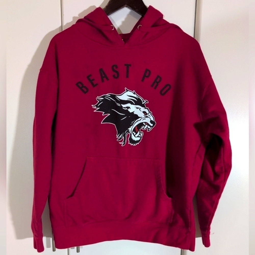 Independent Trading Company Beast Pro Pullover Hoodie Sweatshirt Size Large